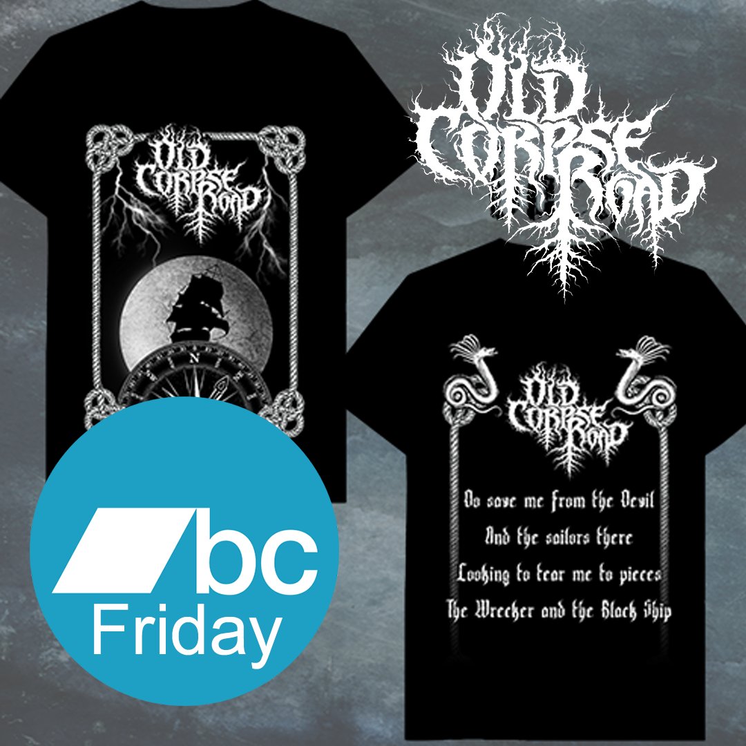 OldCorpseRoad's tweet photo. We are having a sale on t-shirts @ £6.66 ! It's that time of the month when we get all the fees from Bandcamp so go forth and please support us 
https://t.co/iaDT5CYTn5

#bandcampfriday #britishblackmetal #ukblackmetal #blackmetal https://t.co/BnkpX5ZHdo
