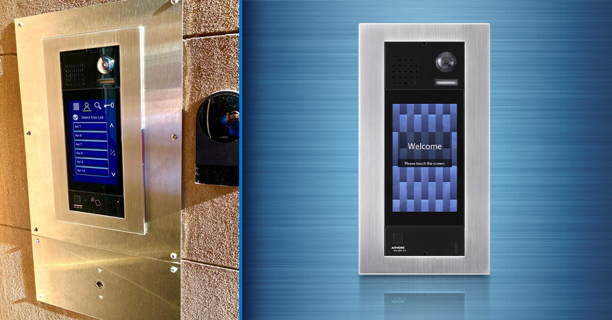 Aiphonecorp's tweet image. Owners of this apartment building selected our modern touchscreen IP video entrance station to provide visitors with a sleek way to call tenants at the locked entrance. Check out our IXG-DM7-HID. 

bit.ly/3K2C0si

#IPVideoIntercom #EntrySecurity  #AiphoneCorp