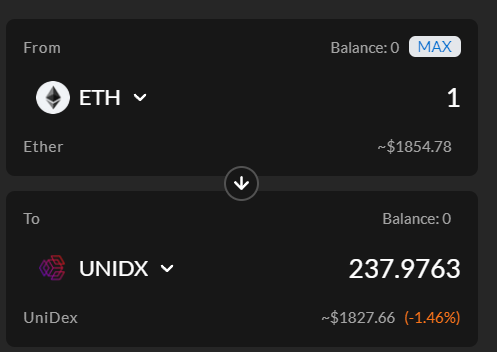 Why do people hate money and use <a href="/Uniswap/">Uniswap Labs 🦄</a> instead of <a href="/UniDexFinance/">UniDex Exchange (🌋,🌋)</a>, especially for buying $UNIDX?

You lose 75 bps instantly by choosing Uniswap over Unidex.