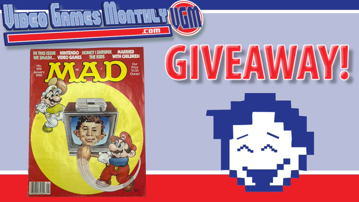 vidgamesmonthly's tweet photo. 📢Mario Mad Magazine #GIVEAWAY📢

Talk about a blast from the past, up for grabs this time is a Mad Magazine featuring Mario!

To enter, just 

♻️RT This Post!
🙋Tag A Friend!
👍Like This Post!
🏃‍♂️Follow Us!

Ends 3/13! Get more entries on our other socials! https://t.co/ckhIgR0ndD