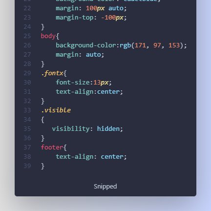 mohi_programmer's tweet image. My codes Html and Css
#imformatiker
#webdev 
#webentwicklung
#programmer
#programmier
#100DaysOfCode
#HTML
#CSS