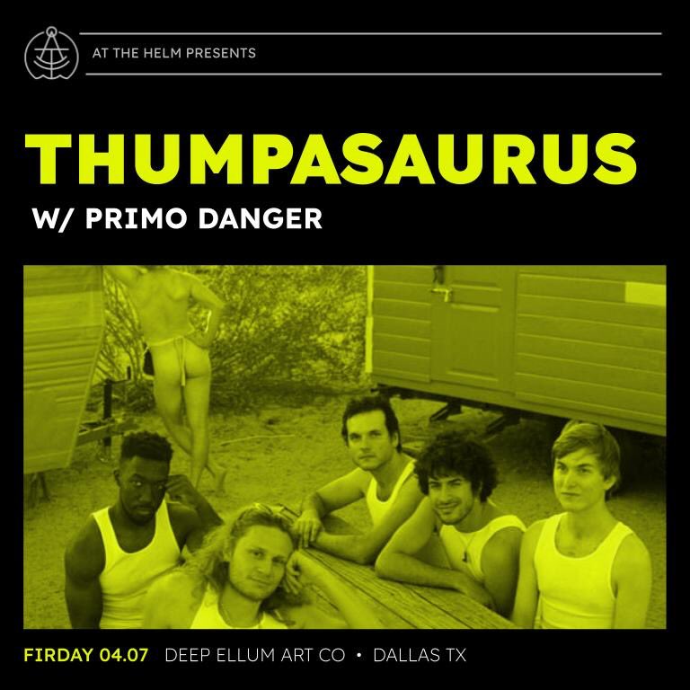 PrimoDanger's tweet photo. HEY!! @Thumpasaurusyes is struttin into town tonite!! Come hang at @DeepEllumArtCo ! https://t.co/XKhmMmmJYP