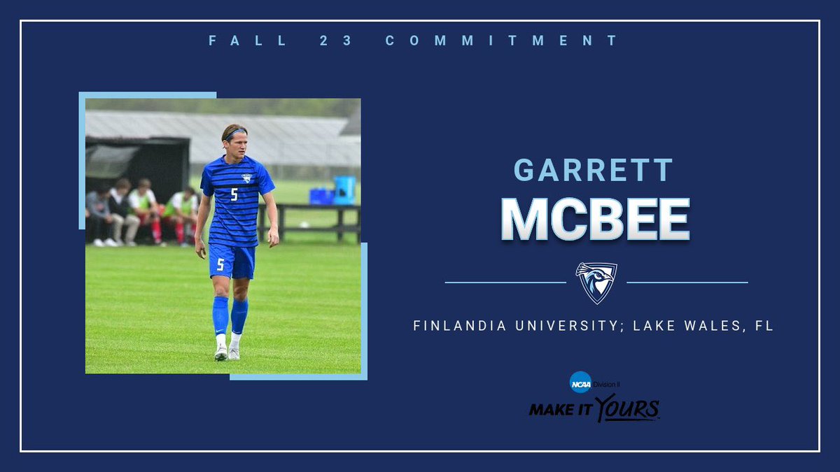 Number 2 of 3!

Garrett joins us from Finlandia University in Michigan. He’s a versatile defender who main plays at CB 
#peacocksoccer