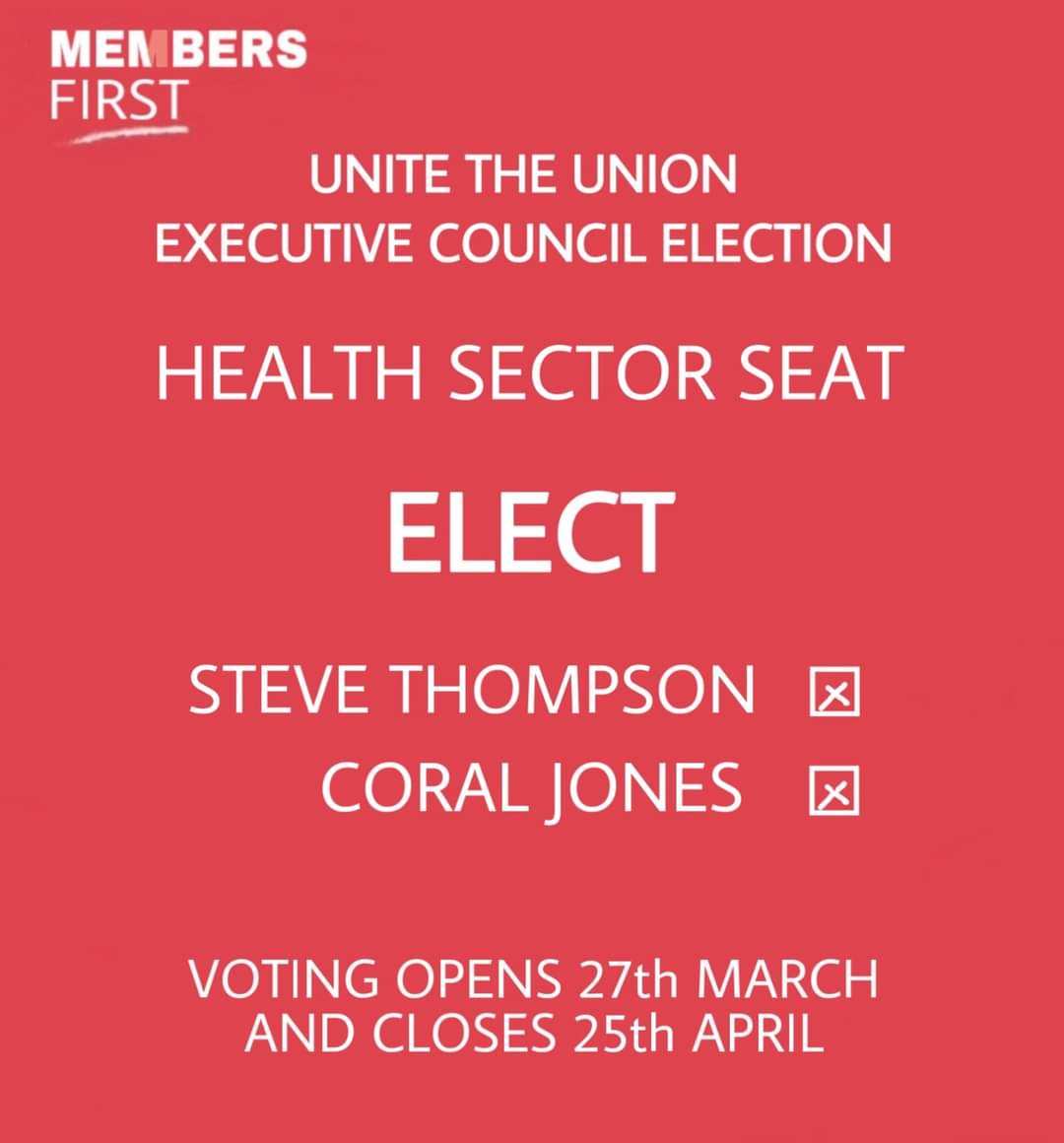 PulsLeft's tweet photo. "In My Opinion One Of The Best EC Members On The Executive. Steve Always Speaks Up For The Health Sector &amp; It’s Membership"... @UniteinHealth members please vote Steve and Coral for EC 🙏💙 https://t.co/3PjJiX70FO