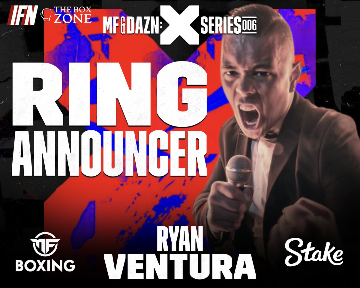 𝐌𝐈𝐒𝐅𝐈𝐓𝐒 𝟎𝟎𝟔‼️

@ryanventura778 will be the 𝙍𝙄𝙉𝙂 𝘼𝙉𝙉𝙊𝙐𝙉𝘾𝙀𝙍 for #Misfits006 on April 21‼️🎙💥

#JMXBell #MisfitsBoxing #RyanVentura #RingAnnouncer #XSeries006 #boxingnews