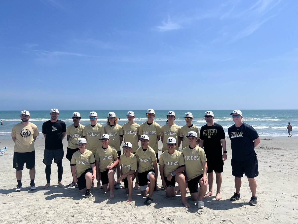 MHSTigersBasebl's tweet photo. Myrtle Beach trip came to an end with some good baseball last night.
Varsity lost a tight game 6-3 to Victor, NY. 
JV closed with a 13-2 win against Harbor Creek, PA. 
Boys had a great trip and played well. Headed back for All A Tournament next week. https://t.co/1YouXHTDGH