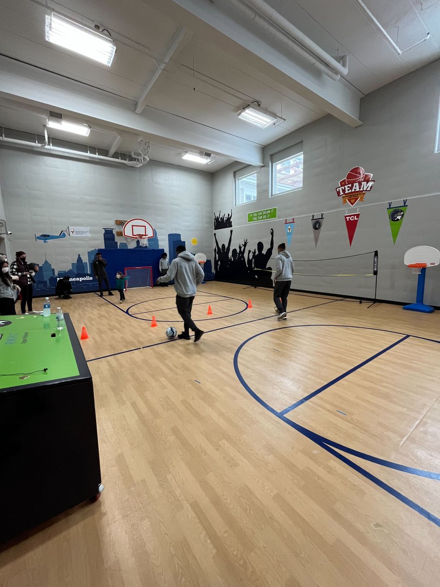 MNUFC's tweet photo. A few of the @mnufc2 lads stopped by @RMHUpperMidwest recently to hang out with the kids, spread a little joy, and play a little soccer ❤️ https://t.co/avt7MhTpDN