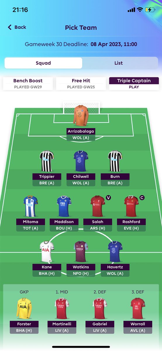 AdhamMakki's tweet photo. @FPLFocal Any advice ahead of GW30? https://t.co/ZpIln0eioB