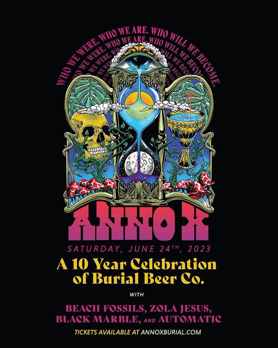 Sacred Bones Records (@sacredbones) on Twitter photo ASHEVILLE! <a href="/blackmarblenyc/">BLACK MARBLE</a> & Zola Jesus are both playing <a href="/BurialBeer/">Burial Beer Co.</a> ās 10 year anniversary celebration!
Get your tickets here
dice.fm/event/27xkm-an⦠ASHEVILLE! <a href="/blackmarblenyc/">BLACK MARBLE</a> & Zola Jesus are both playing <a href="/BurialBeer/">Burial Beer Co.</a> ās 10 year anniversary celebration!
Get your tickets here
dice.fm/event/27xkm-anā¦
