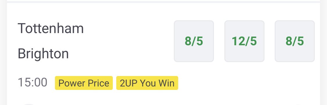 jonhotspur1988's tweet photo. 6 years ago Tottenham finished 2nd in the Premier League. Brighton finished 2nd in the Championship. 2 years after that Tottenham were in a European Cup final. Brighton finished 17th. 

Tomorrow you can get the same price on a Spurs win as a Brighton win with PaddyPower. https://t.co/rQebMtR0D9