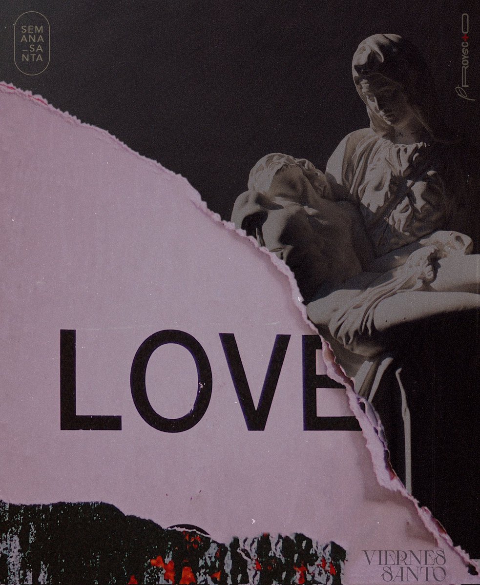 Tu sangre derramada
floreció en el desierto.
¡Misterio del Calvario,
escándalo sangriento!:
#ViernesSanto