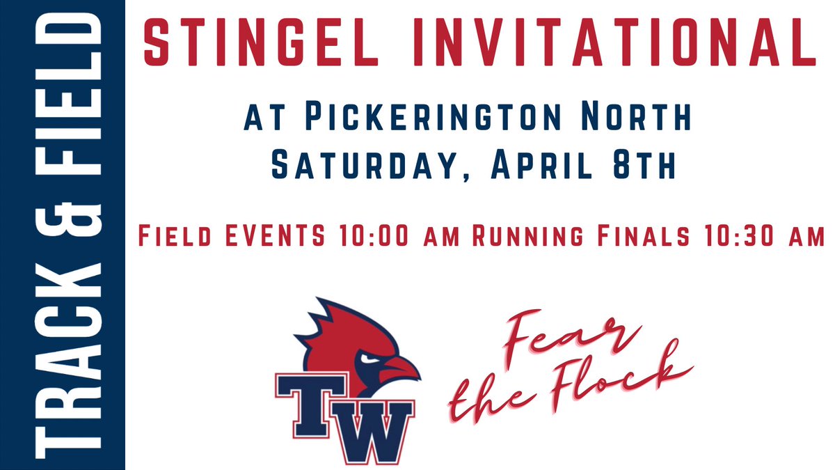 AndyCoxTW's tweet photo. Final touches complete as the Cardinals prepare for the next invitational! @TWHSAthletics @wcsdistrict #itsworthit #sunshineplease #TWTF23 https://t.co/MdRGSMIzHN
