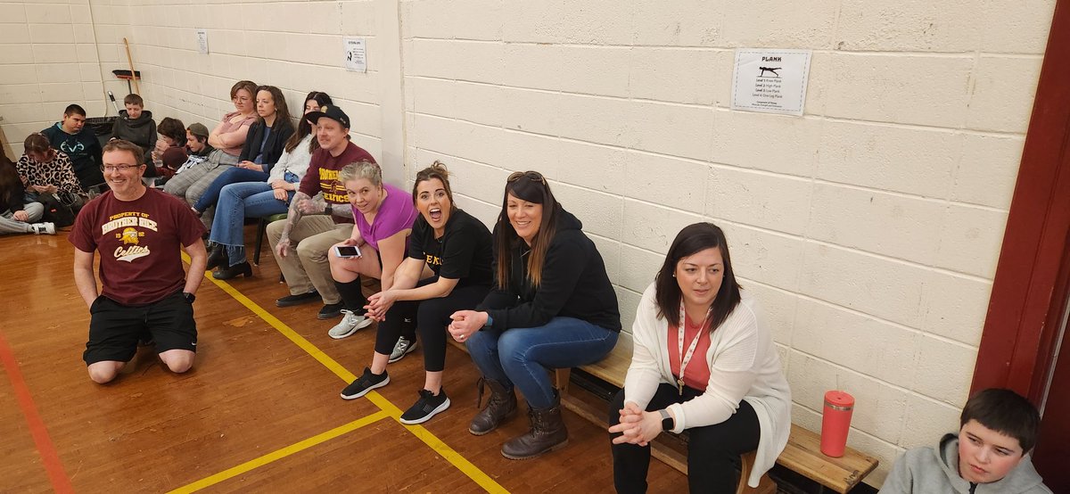 A great send-off yesterday for our second round of Student vs Teacher Volleyball games this year! Teachers went 2-2 this time around! Lots of fun and great sharing the court with the athletes! Have a great break everybody! ⚽️🐣🐰