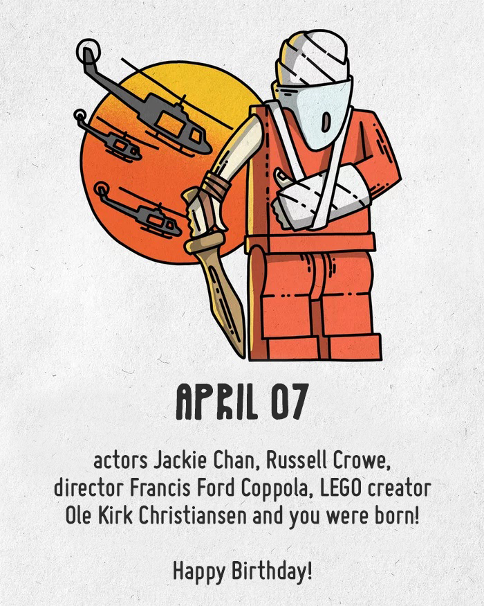 desvvt's tweet photo. Calendar "Happy Birthday" April 07 #Art #HappyBirthday #April07 #Calendar #NFT #OpenSea https://t.co/SOJv79VFgQ