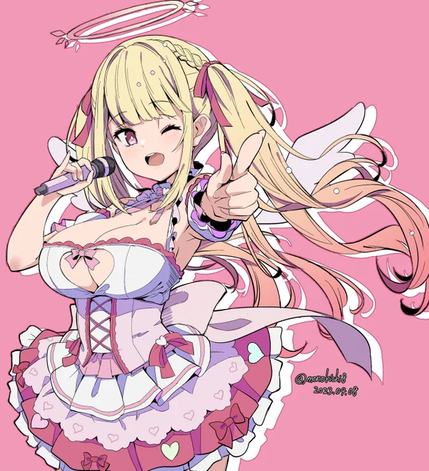 ファンアート。七海めありさん。#てて天使美術館 