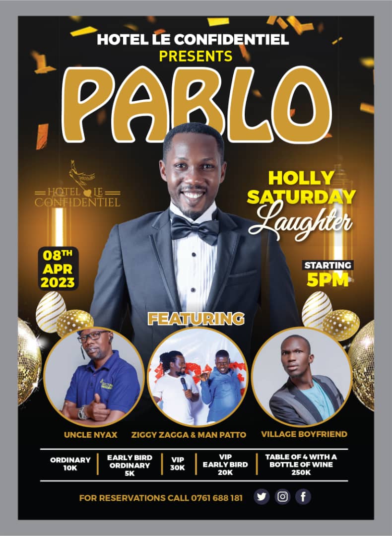 Don't miss to come and laugh before the <a href="/KagutaMuseveni/">Yoweri K Museveni</a> arrives in Arua on 11th/03/2023.