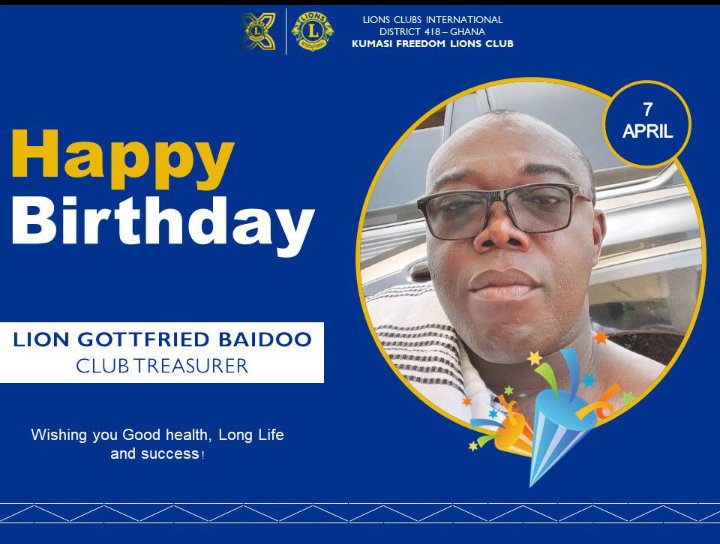 Happy Birthday Lion Baidoo