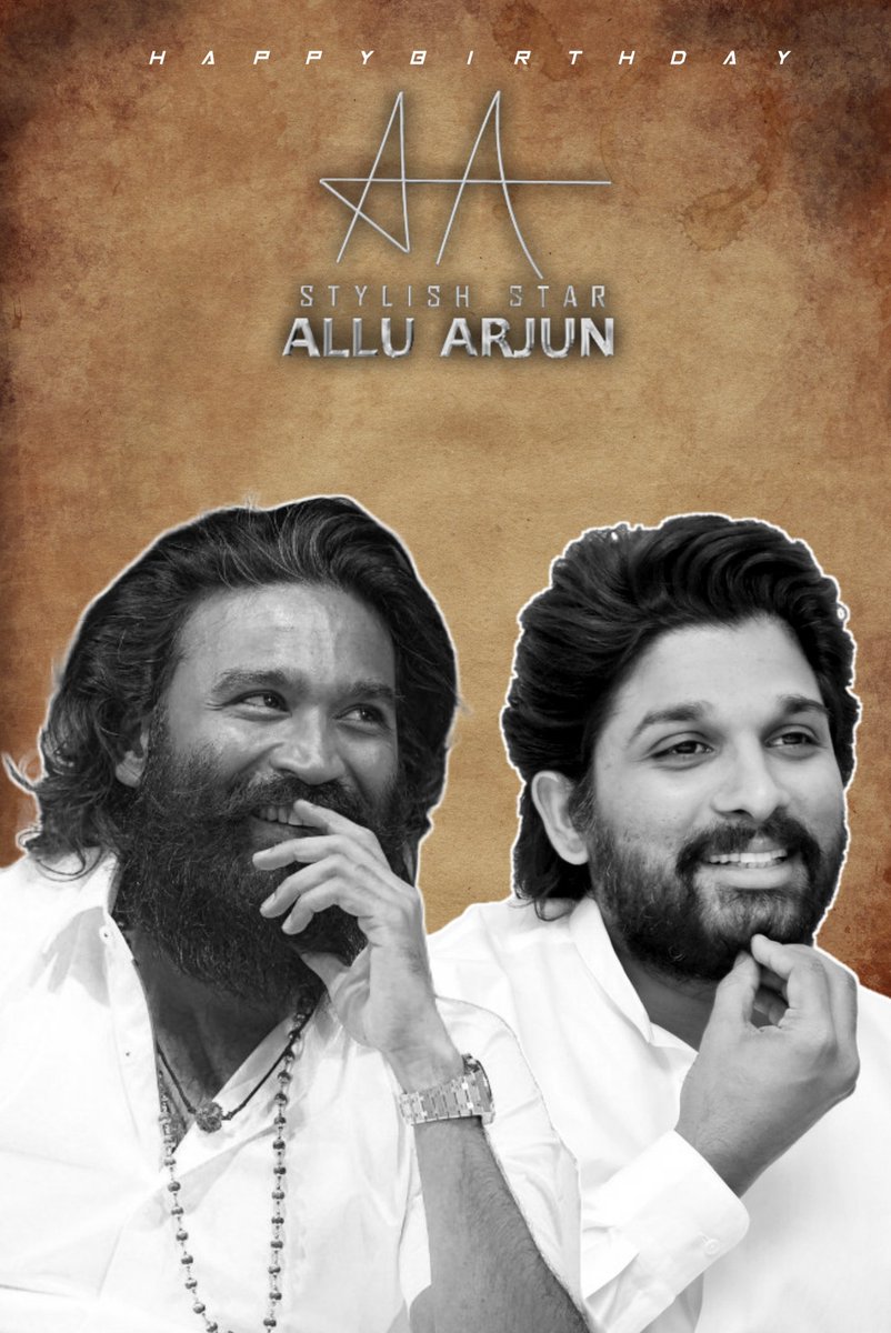Dhanush_Trends's tweet image. Wishing ICON ⭐️ @alluarjun garu a very happy birthday from ASURAN  @dhanushkraja Fans ❤️ 

#PusphaTheRule Glimpse looks amazing, sending wishes to become BB 🙌

#HappyBirthdayAlluArjun #CaptainMiller