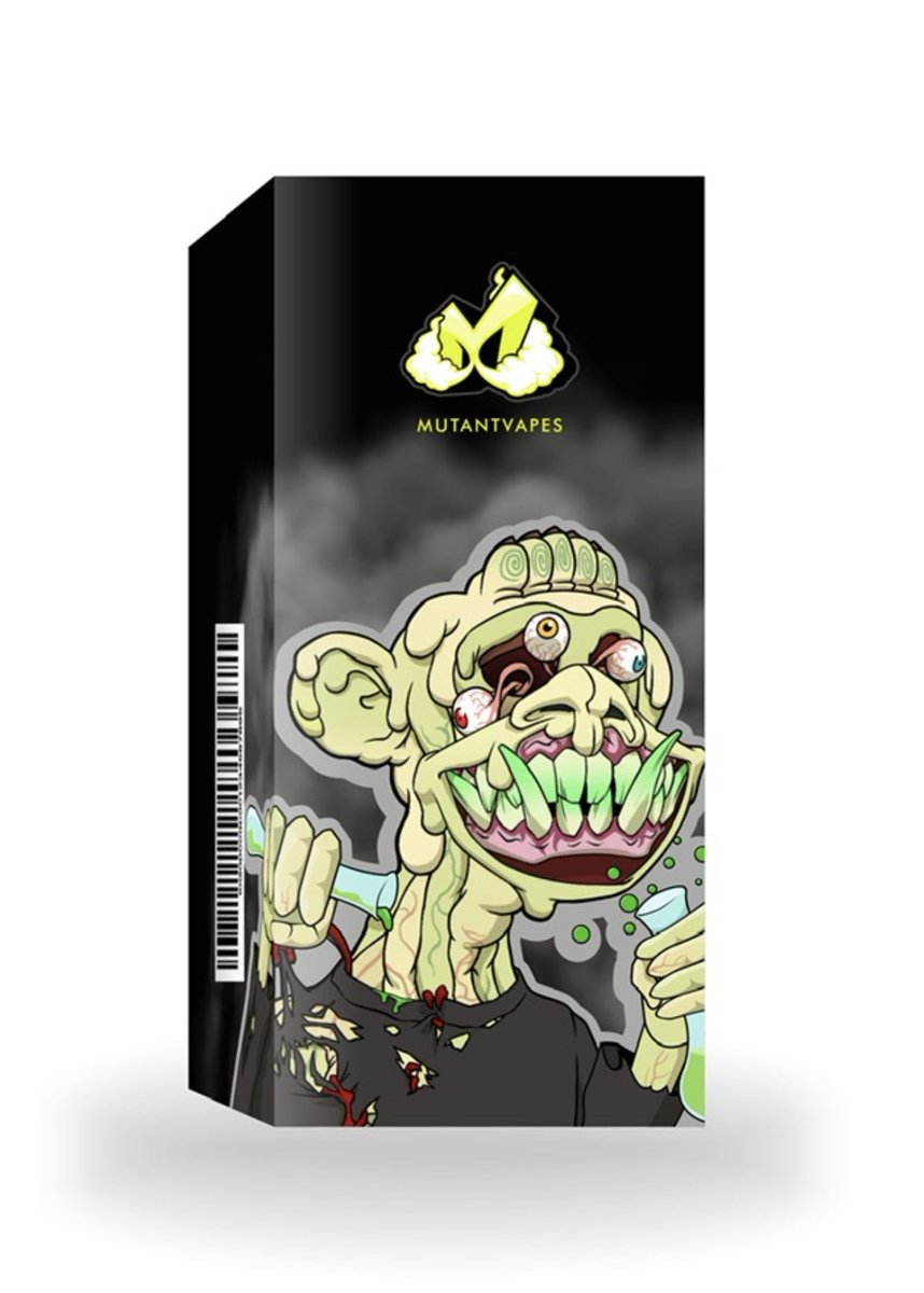 apeclusive's tweet photo. We officially announced one of our projects x @mutantvapesid by optimizing the IP of #MAYC 1807 to create their brand and packaging design (not final). Believer! 🔥🔥🔥 

#BAYC #NFTCommunity #NFTs #NFTArts https://t.co/7Gc1nyd62c