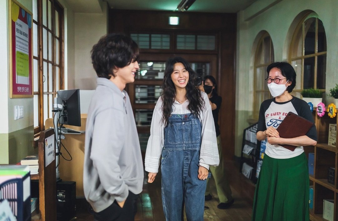 sunizup's tweet photo. I miss #DaeBeom & #Summer!! Somehow, a Japanese OTT has BTS that Korean viewers have never seen.๐ฒ ENA/Netflix have done very little promotion for #SummerStrike, yet somehow people continue to find it & love it! Just look how adorable they are!! ๐ญ๐ฅน
#YimSiwan #Seolhyun https://t.co/0ZJlHzB5S7
