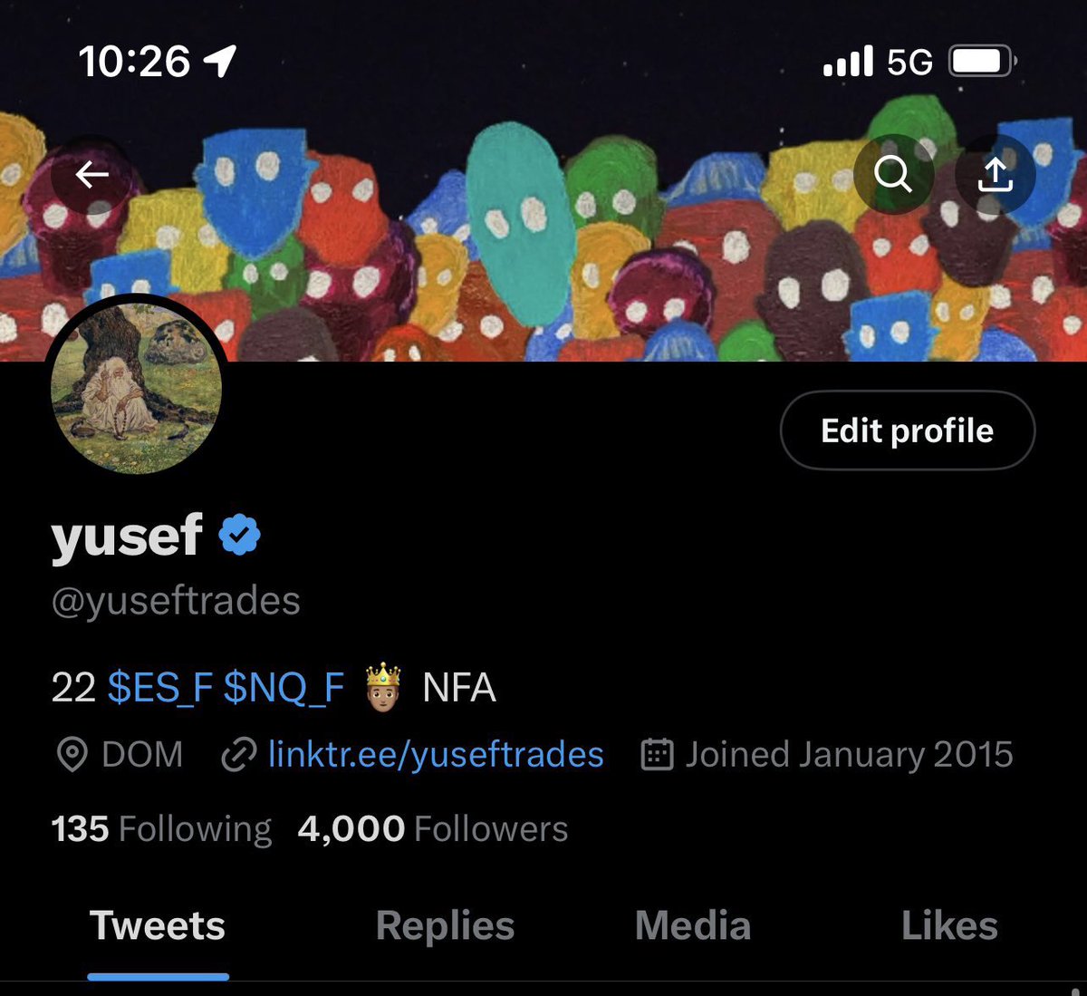yuseftrade's tweet photo. thanks for 4,000 followers i appreciate everyone’s support and kindness, hope you all enjoy the stuff i put out and following me along my journey👍🏼 👋🏽 $ES_F $NQ_F https://t.co/Vln3Y0pypd
