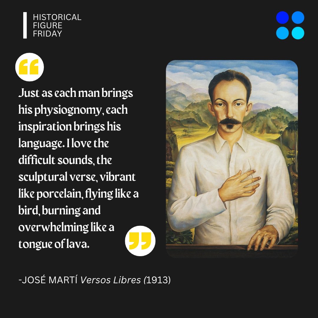 caribbean_dsc's tweet photo. Happy Friday!!!! For today’s #historicalfigurefriday we are focusing on the Cuban writer and poet José Martí https://t.co/kchHJ00Qmj