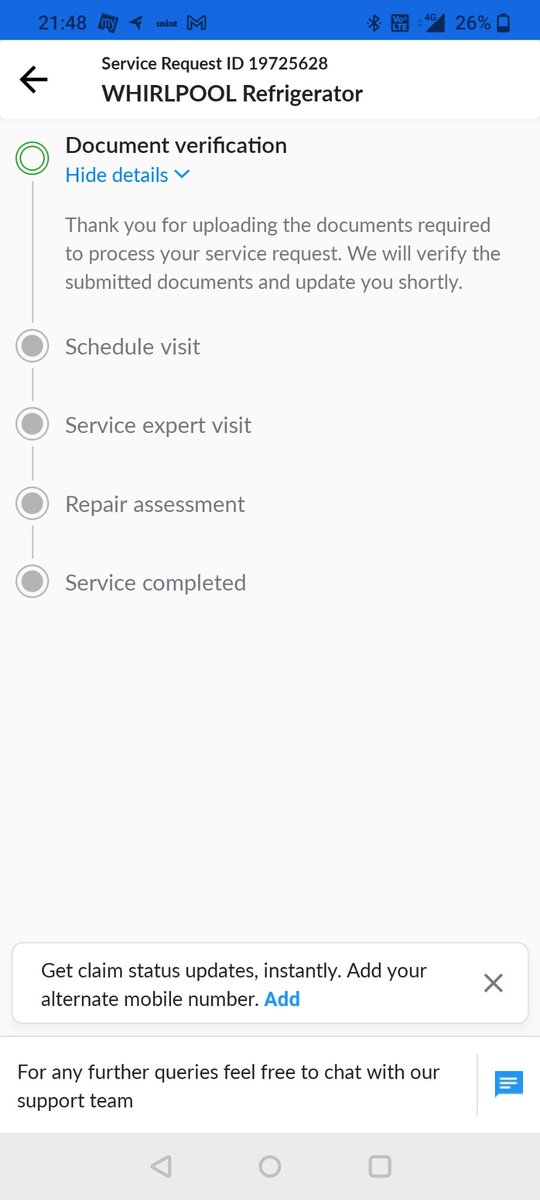sidsinroy's tweet photo. @amazonIN @WhirlpoolCare @oneassist_in Extremely disappointed with your services. Going to bed with a non-working refridgerator, despite having a paid extended warranty #oneassistwarranty and #amazon #warranty seems a hoax https://t.co/pJ0HqUnDe7