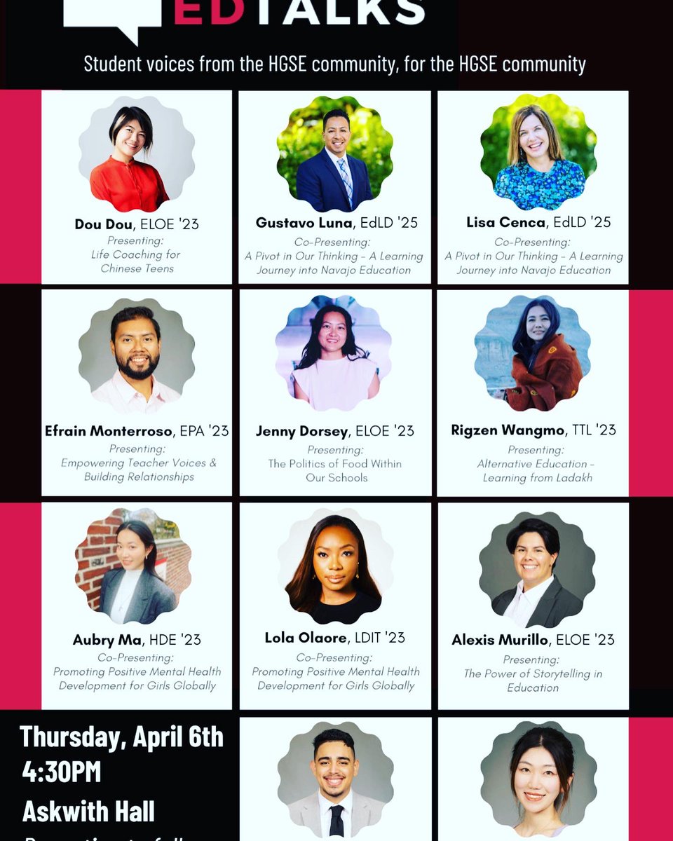 CencaLisa's tweet photo. An extraordinary experience to present at Harvard’s Ed. Talk Series last night in Askwith Hall. Gustavo Luna and I shared our learnings from a recent trip to Navajo Nation Schools as part of the Ed.LD Doctoral Program at Harvard Graduate School of Education. @hgse https://t.co/iGic7ecJKz