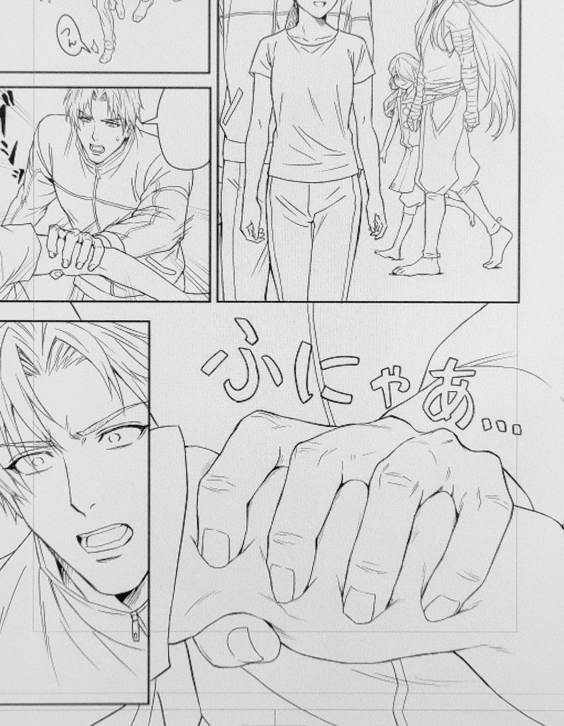 脂肪に食い込む指って普段描かないけど柔らかそうに見せるのって難しいんだな 