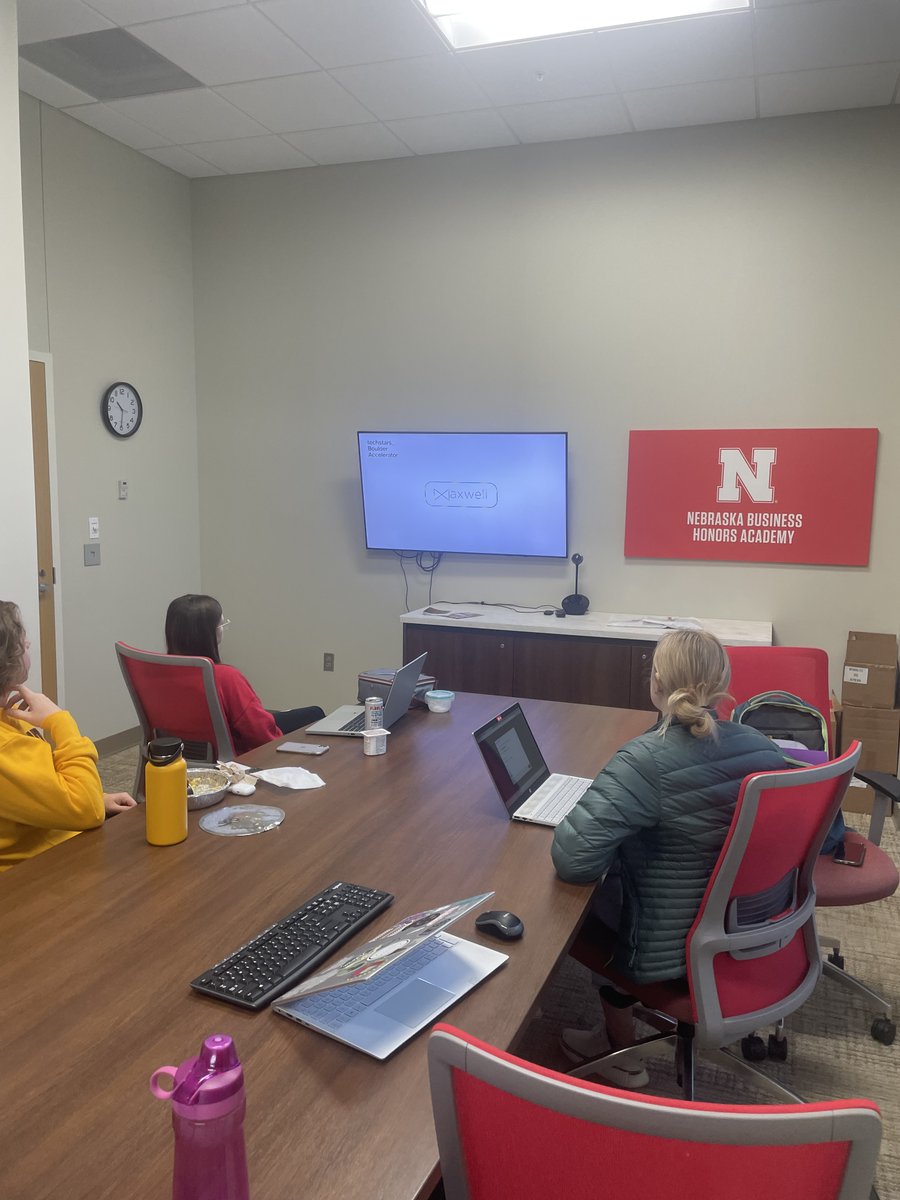 A few Husker Venture Fund Associates spent the afteroon cheering on Adriana Cisneros Basulto as she pitched Maxwell for Techstars Boulder Accelerator Demo Day! 🎉 👏

Love to see Nebraska based startups representing!!!