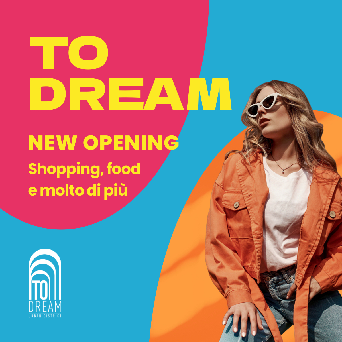 torinoggi's tweet photo. To Dream è il tuo nuovo Urban District a pochi minuti dal centro di Torino.
Scoprilo da giovedì 13.4 dalle 12:30 in corso Romania 460!
#ToDream #ToDreamTorino #Torino #Newopening #shopping #food https://t.co/SWSq3iprFk