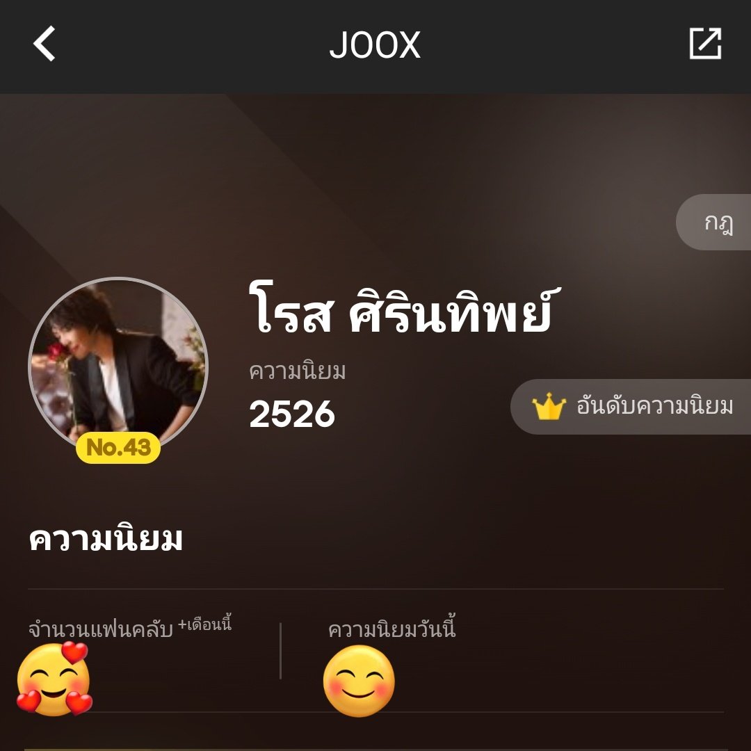 jenglovely's tweet photo. พี่โรสสสสสสสสสส~~~~~~~ ความนิยมของพี่ @rosesirintip วันนี้เลขสวยมากๆเลยค่ะ ที่พี่ฝินปินก็สวยมากๆด้วยนะคะสำหรับเรา🙂 ถึงตัวเลขจะไม่ได้เยอะ แต่เราก็รักพี่มากแบบอินฟินิตี้เลยนะคะ ง่อวว~~ความเนียนก็มา😅 ไหว้ย่อแล้ววิ่งหนีไม่รอแล้วค่ะ 😆
#RoseFam #FamRose #RoseSirintip #joox https://t.co/7KADfitrS5