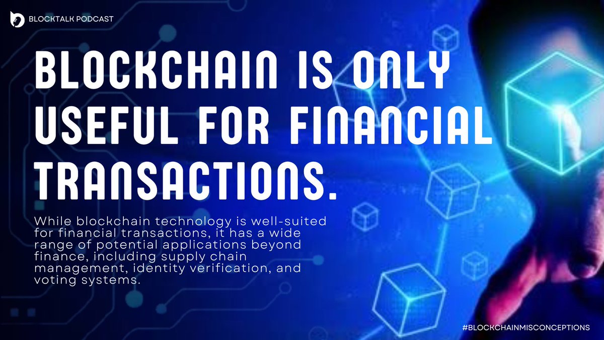 blocktalkafrica's tweet image. #blockchainmisconceptions #BlockchainSpace #blockchaintechnology #blocktalkpodcast