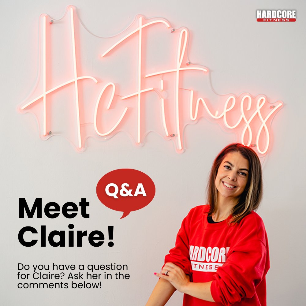 Meet Claire, part founder of Hardcore Fitness! Let’s dive into questions!

❓ What do you eat on a typical day?
❓ What’s your favorite American food?

See Claire's answers to these questions on our Instagram account! bit.ly/3M3urEn 

#HardcoreFitness #HCFitHou #HCFamily