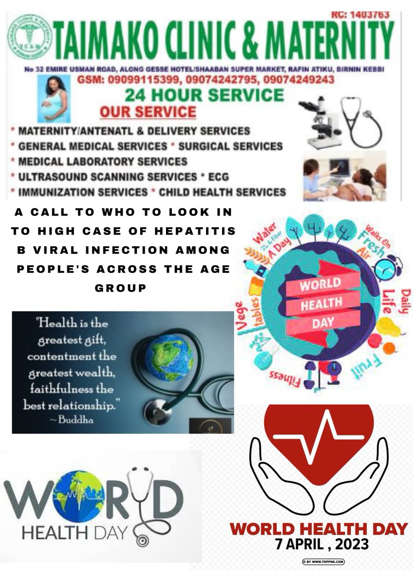 We are calling on #WHO75 <a href="/WHONigeria/">WHO Nigeria</a> <a href="/WHO/">World Health Organization (WHO)</a> to provide free HEPATITIS B VACCINE &amp; SCREENING FOR ADULTS to cut down the increase in number of HEPATITIS B.We are ready to support stake holders <a href="/DrZSB/">Zainab Shinkafi-Bagudu</a> in the state <a href="/AABagudu/">Abubakar A. Bagudu</a> <a href="/kebbiminhealth/">Kebbi Min of Health</a> to reduce the morbidity &amp; moterlity 4 H. B