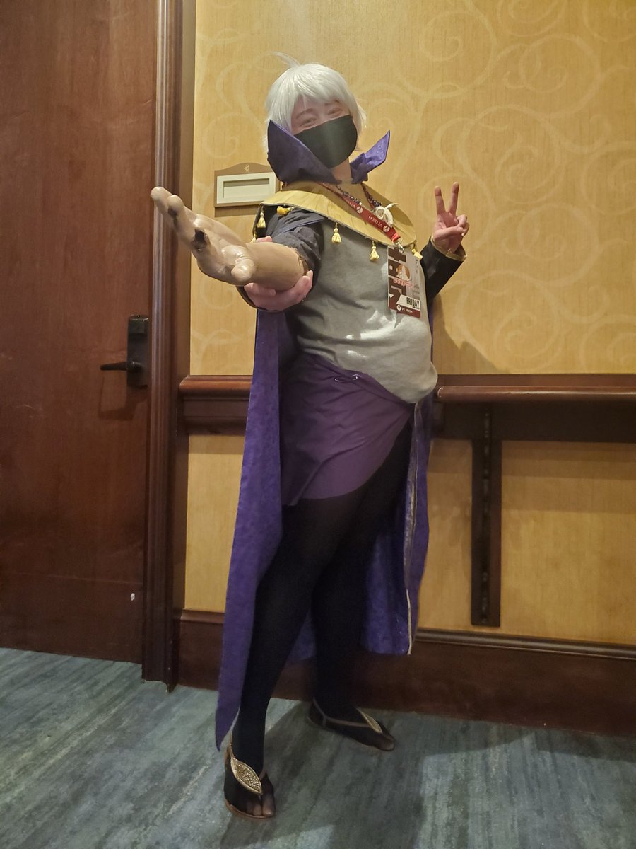 that_one_satyr's tweet photo. I'm at #WeebCon2023 as #henryfireemblem !!! #cosplay #fireemblem #fireemblemcosplay https://t.co/Bs1CThePil