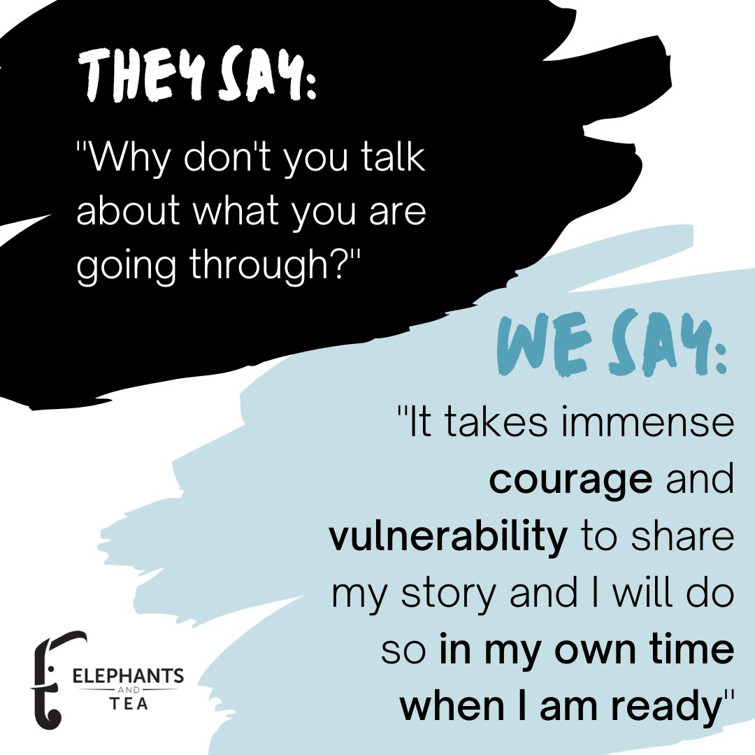 They say: 'Why don't you talk about what you are going through?'  

We say: 'It takes immense courage & vulnerability to share my story and I will do so in my own time when I am ready.'

#AYAWEEK #ayaawareness #adolescentcancer #youngadultcancer #ayasupport #ayacancer #ayacsm