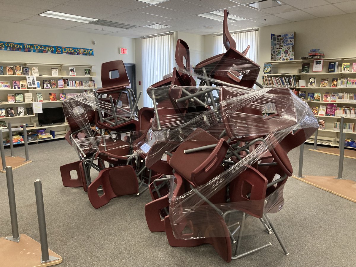Similkameen53's tweet photo. Secondary teachers returned from Spring Break to find we had been thoroughly and effectively pranked by the Grads of 2023. ππ#yougotus #veryclever #grad2023 #watchyourbacks https://t.co/0La0PbuOKL