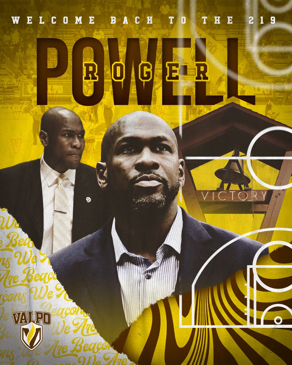 We are beyond thrilled to announce @RogerPowellJr as the 23rd head coach of the @ValpoBasketball program! Welcome back, Coach Powell! 📝➡️ bit.ly/3ZPa9l4 #nextera #newchapter #smallschoolbigname #GoValpo