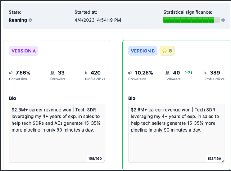 theRobbieJoshua's tweet photo. You should always be running A/B tests.

Check out these insights I got recently.

Can you spot the difference?

It's hardly noticeable, but it leads to a significantly higher conversion rate.

Perhaps lower is better - perhaps not.

It depends on your goals.

using @birdy_so https://t.co/SFljkm9ndz