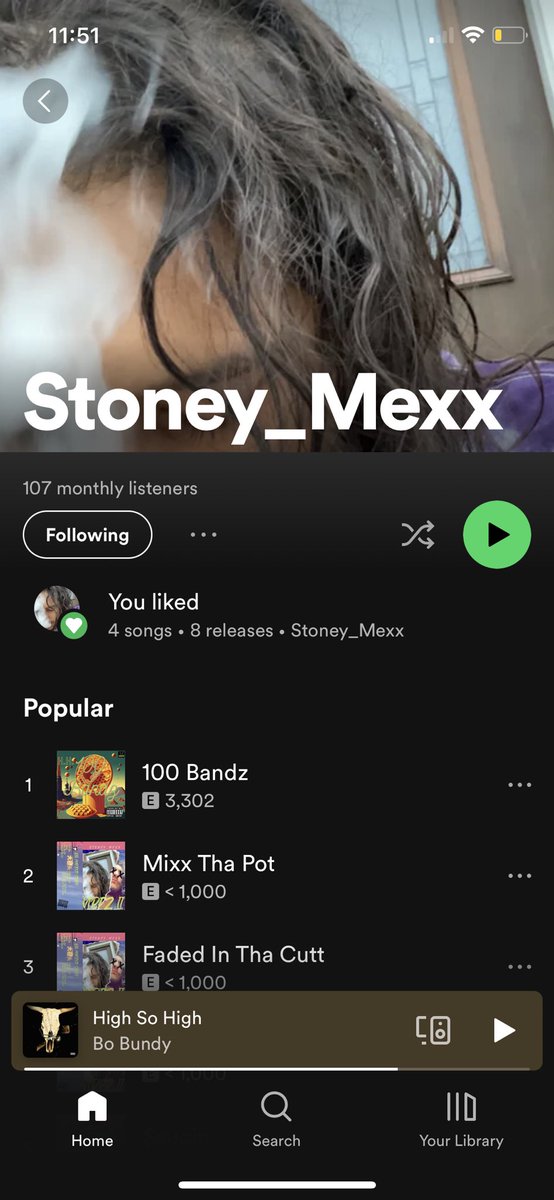 MexxStoney's tweet photo. Not gonna lie super excited how the goodie bag single is doing and 100 bandz we are running up streams and listeners and now time to create more dope music #acomplished #milestone #canada #Texas #Mexico #Missouri https://t.co/vwS7IqUx9O