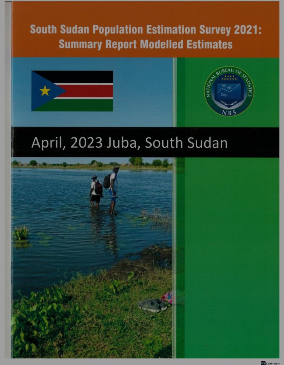 DanielGarang9's tweet photo. South Sudan Population estimates don't consider central Equatoria as the most populated as many thinks.
Much as it hosts the capital, it's in 3rd position.
#Warrap 2.6 million
#Northern Bahr el Gahazal 1.9 million
#Central Equatoria 1.3 million
#Lakes state 1.2 million
#SSOT https://t.co/hKSQkivAEg