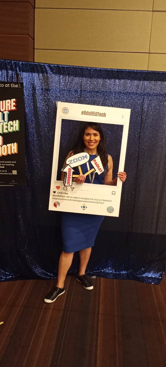 Sarahaghighi14's tweet photo. We like #adultedtech ! #coabe2023 https://t.co/qLnA9LAydV