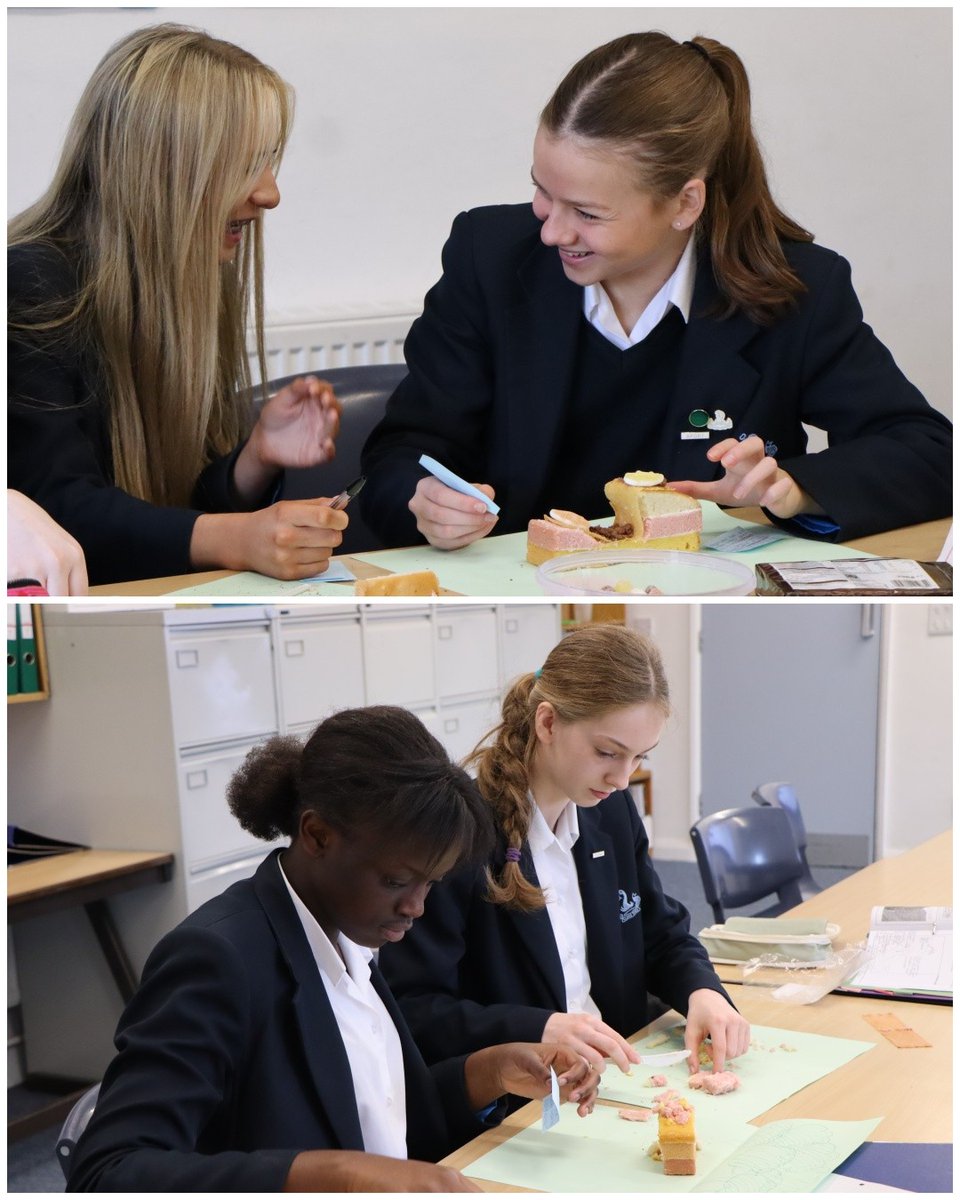 🌎In their Geography lessons, Year 9 pupils have been learning about fluvial processes and landforms. Before the end of term, they used cake to design and explain how a waterfall forms.🍰

Fantastic work from our Year 9 Geographers!🌟

#BuryGrammarSchool #SeniorSchool #HighSchool