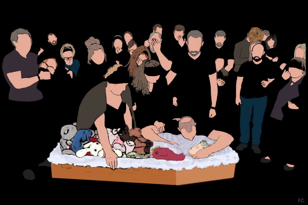 francacec's tweet photo. Ho elaborato la foto AP/#EfremLukatsky, perché ha la stessa intensità emotiva de Il #Compianto sul Cristo morto, opera di Niccolò dell'Arca. Questo è il funerale della piccola #Liza, 4 anni, uccisa durante un bombardamento #russo a #Vinnytsia. #Ukraine #SlavaUkraine https://t.co/vcgGI0fZbt