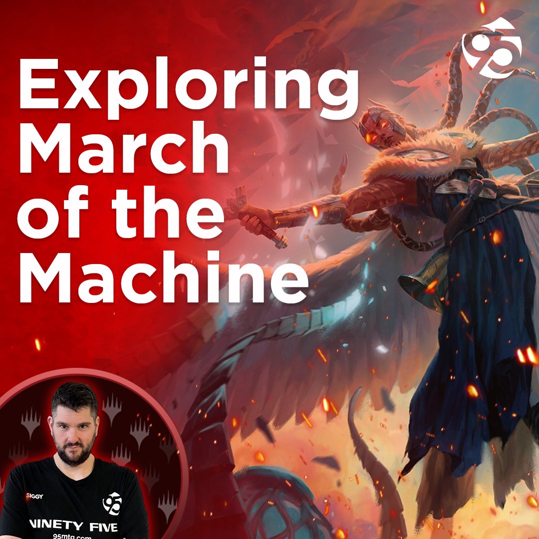 🔥👽Prerelease of 𝗠𝗮𝗿𝗰𝗵 𝗼𝗳 𝘁𝗵𝗲 𝗠𝗮𝗰𝗵𝗶𝗻𝗲 is in a weekend from now, so let's have a look at some cards that will be in this set, which feels a bit higher power level on average.

Read here ➡️ articles.95mtg.com/exploring-marc…

<a href="/MSigrist83/">Michael Sigrist</a>