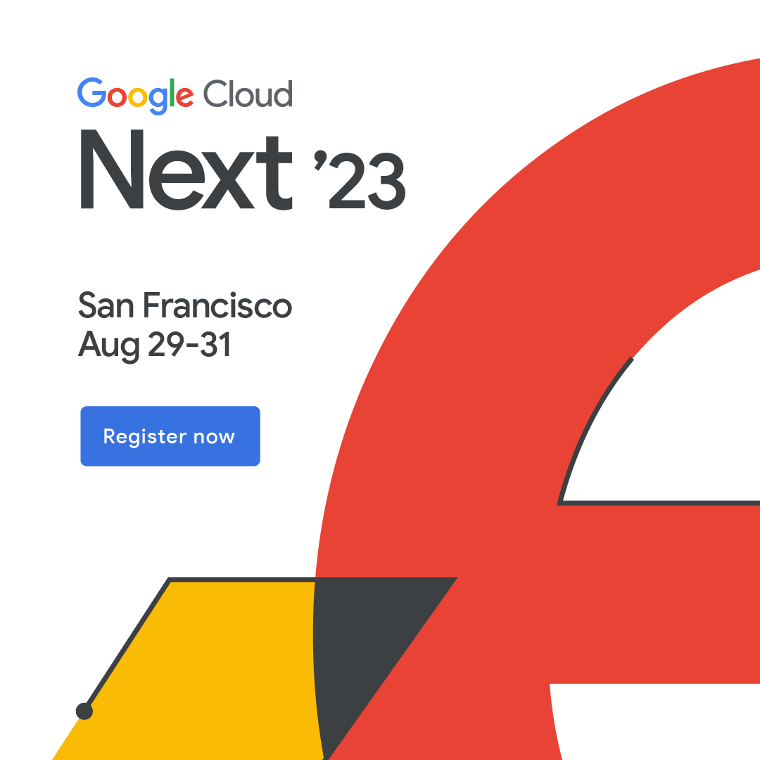 GoogleWorkspace's tweet photo. Discover how Google Workspace is making advances with generative AI and increasing productivity with low code/no code apps at this year's #GoogleCloudNext on August 29th - 31st! Sign up today 👉 https://t.co/jxSs3JCVvX https://t.co/gPqKtCTjaY