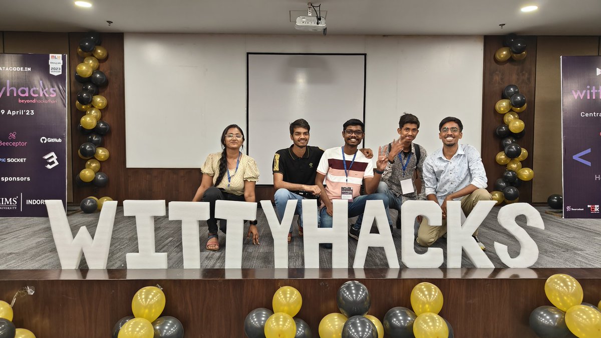 And the hacking journey begins..🥳
Kudos to the Team Code Clan😎

#wittyhacks #datacode #hackathon #36hourcode

@wittyhacks @Datacode_in @github @MLHacks