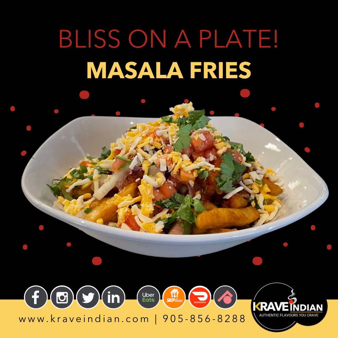 Our Masala Fries are nothing less than bliss on a plate! Try it today!

#authenticindianfood #laalmaans #torontofood #torontofoodie #lamb #lambcurry #localbusiness #torontoeats #yummyfood #catering #localfood #delicious #takeouttoronto #deliciousfood #indianfoodie #foodie