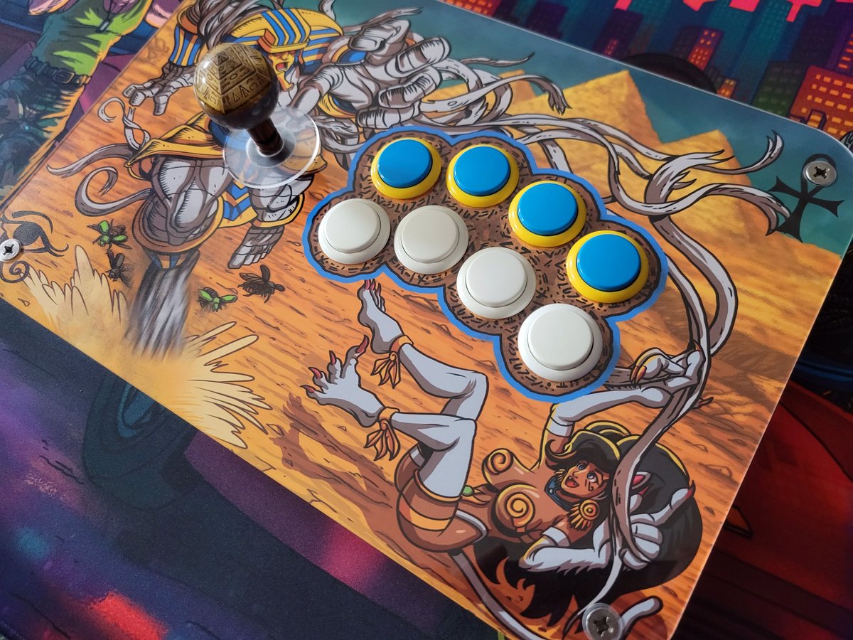 fightstick a la mode on Twitter "Anakaris vs Felicia fightstick for a